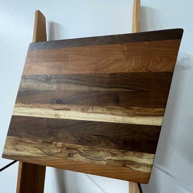 End-Grain Walnut & Maple Board